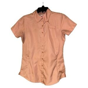 Tenth + Ocean Camp Shirt Lightweight Outdoor‎ Gorpcore Travel Pink Women’s Small
